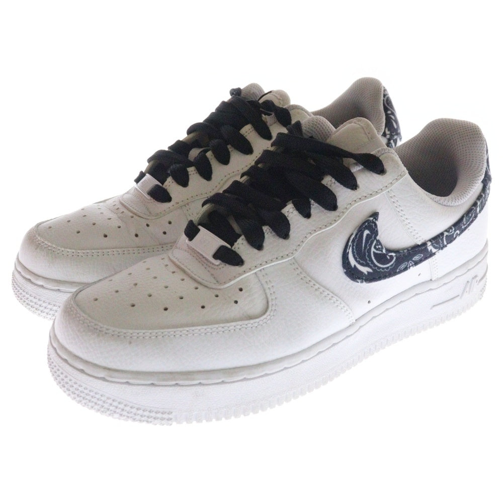NIKE(ナイキ) WMNS AIR FORCE 1 LOW 07 ESSENTIAL BLACK PAISLEY ウィメンズ エアフォース1 ローカットスニーカー レディース US7/24cm DH4406-101