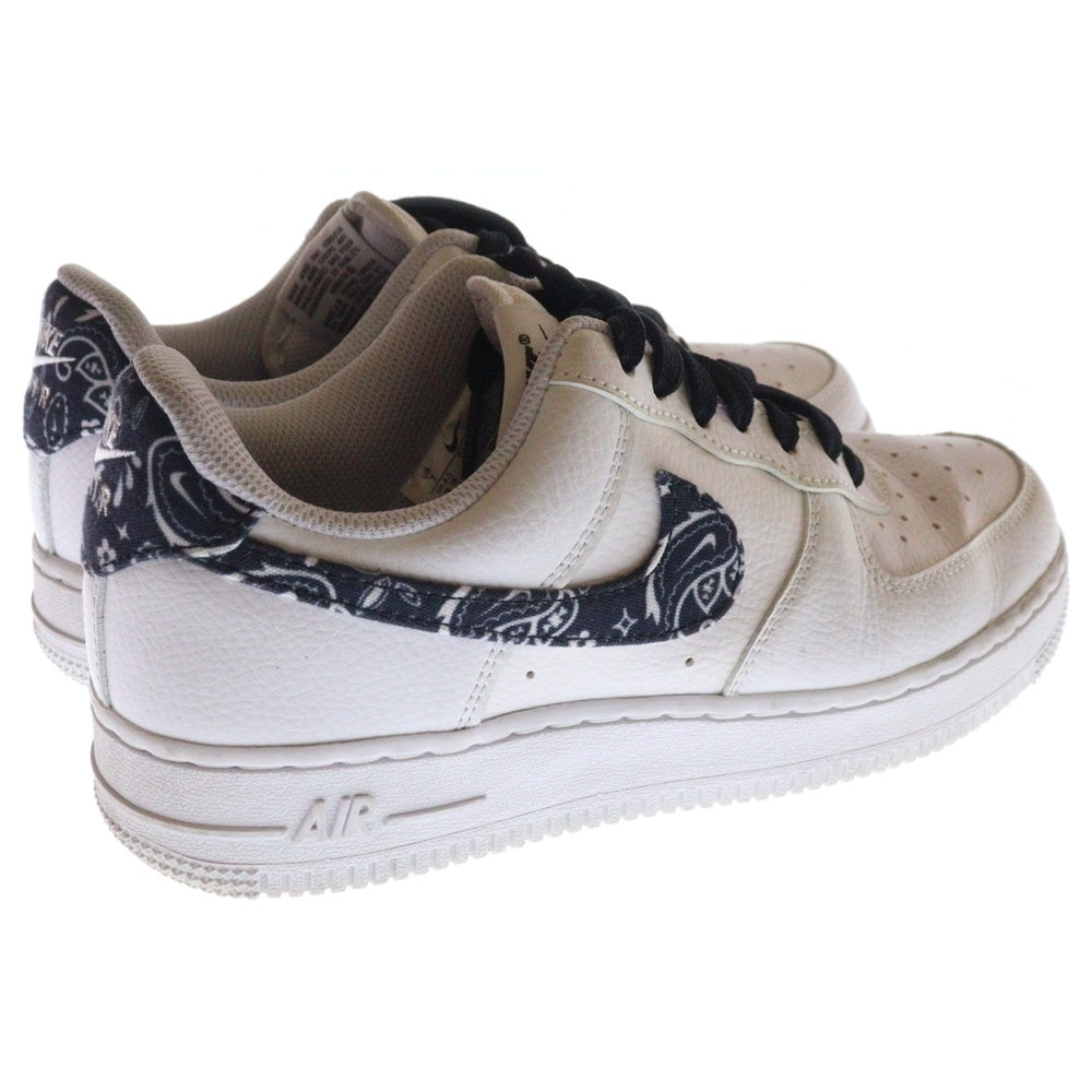 NIKE(ナイキ) WMNS AIR FORCE 1 LOW 07 ESSENTIAL BLACK PAISLEY ウィメンズ エアフォース1 ローカットスニーカー レディース US7/24cm DH4406-101