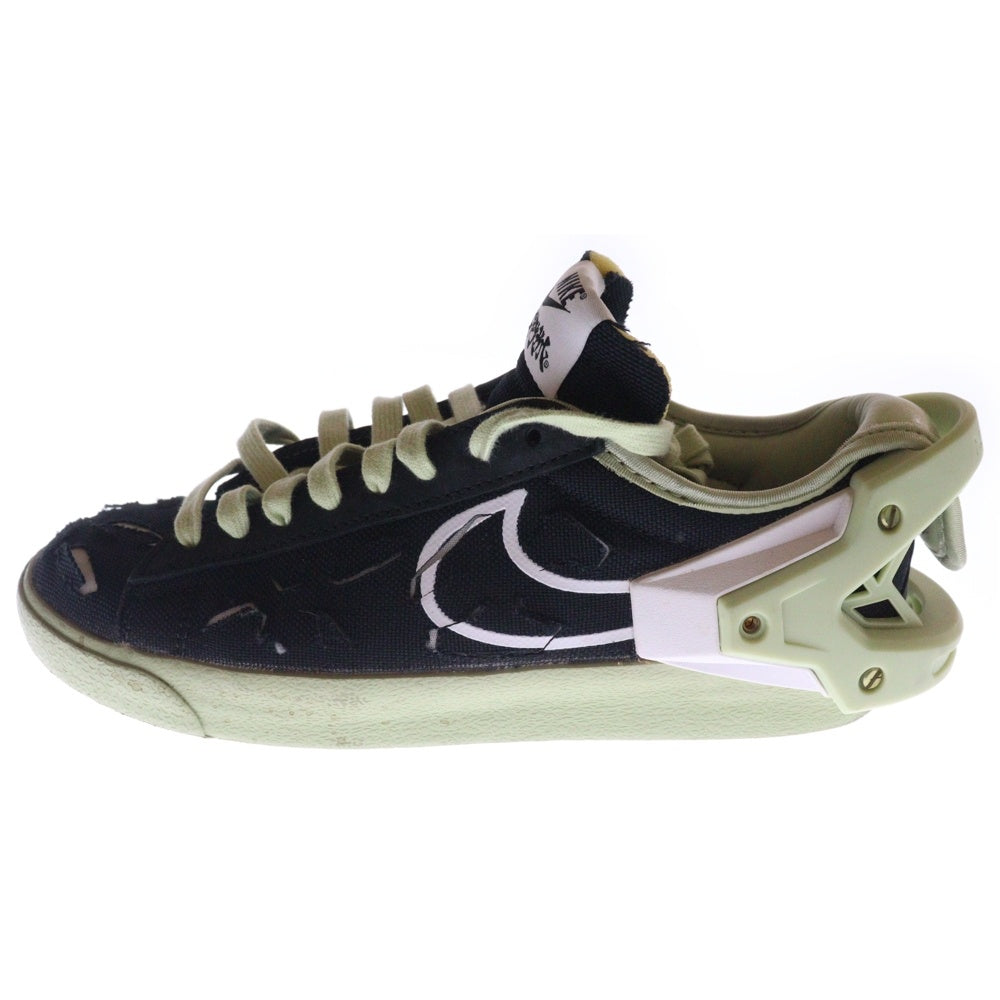NIKE(ナイキ) ×ACRONYM BLAZER BLACK アクロニウム ブレーザー ローカットスニーカー レディース ブラック/グリーン US6/24cm DO9373-001