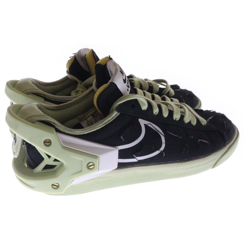 NIKE(ナイキ) ×ACRONYM BLAZER BLACK アクロニウム ブレーザー ローカットスニーカー レディース ブラック/グリーン US6/24cm DO9373-001
