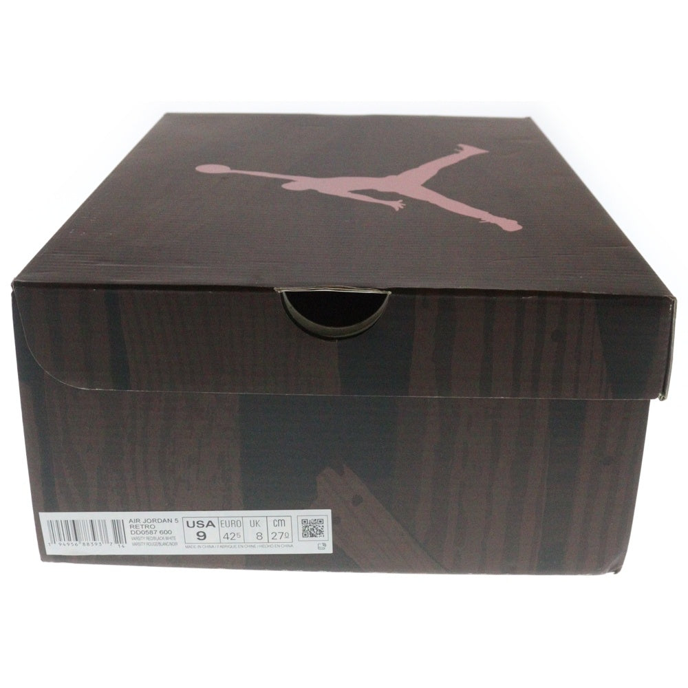 NIKE(ナイキ) AIR JORDAN 5 TORO BRAVO エアジョーダン 5 トロブラボー ハイカットスニーカー レッド US9/27cm DD0587-600