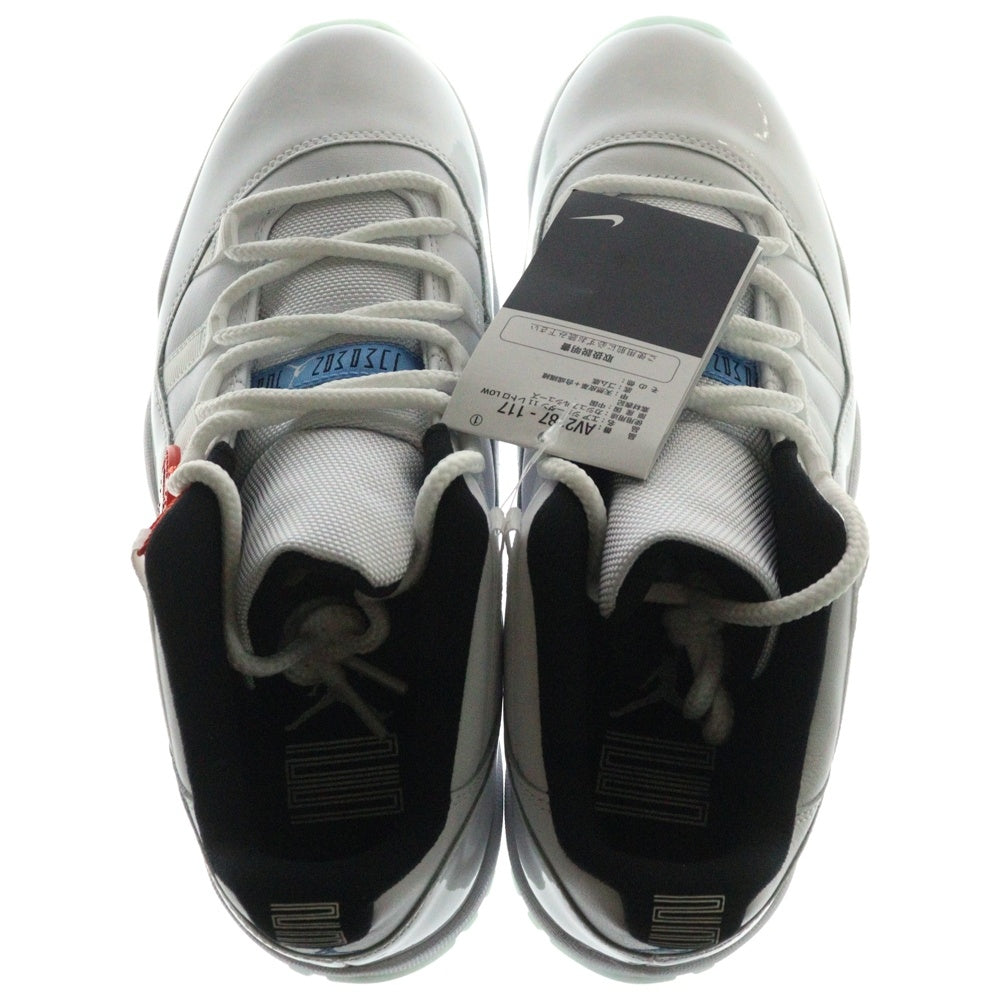 NIKE(ナイキ) AIR JORDAN 11 RETRO LOW LEGEND BLUE エアジョーダン11 レトロ レジェンドブルー ローカットスニーカー ホワイト/ブルー US9/27cm AV2187-117