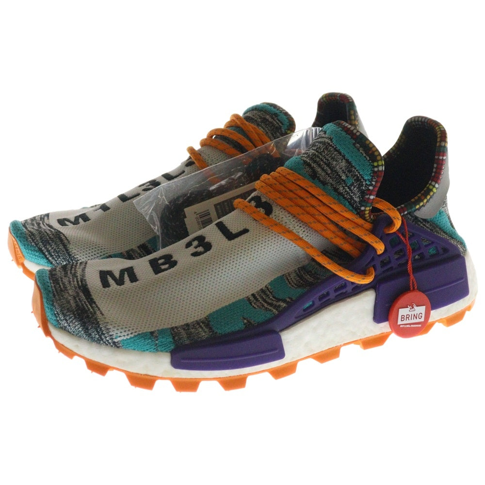 adidas(アディダス) ×PHARRELL WILLIAMS SOLAR HU NMD ファレルウィリアムス ソーラーヒューノマド ローカットスニーカー マルチカラー US9/27cm BB9528