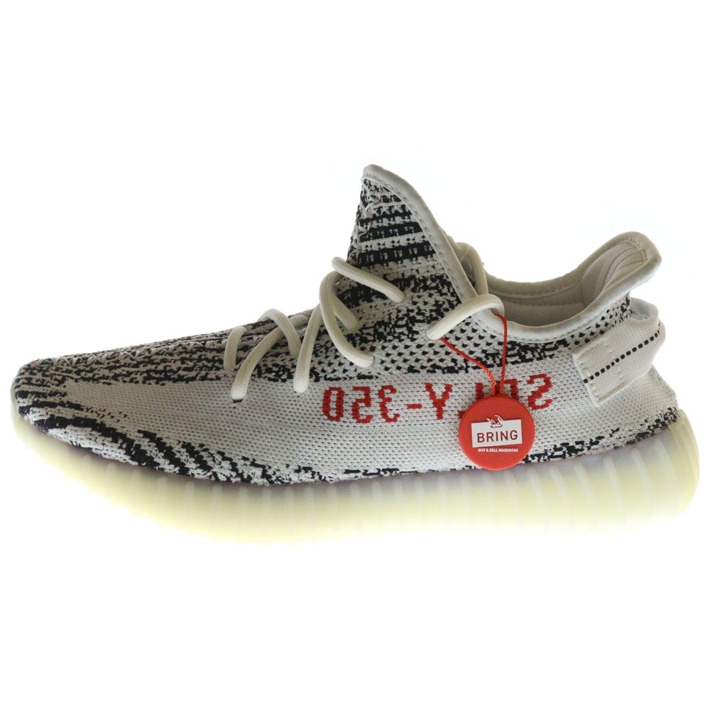 adidas(アディダス) YEEZY BOOST 350 V2 ZEBRA イージーブースト ゼブラ ローカットスニーカー ホワイト/ブラック US9/27cm CP9654