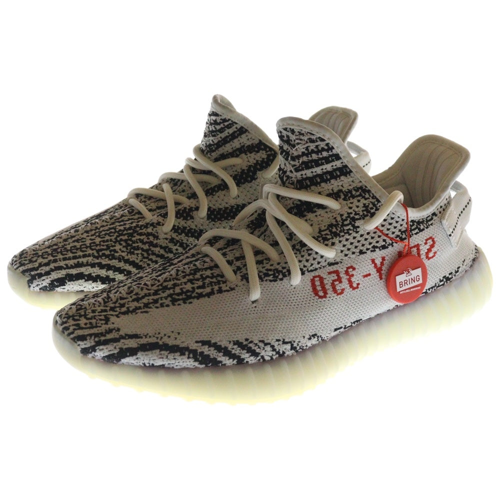 adidas(アディダス) YEEZY BOOST 350 V2 ZEBRA イージーブースト ゼブラ ローカットスニーカー ホワイト/ブラック US9/27cm CP9654
