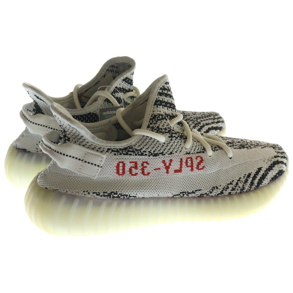 adidas(アディダス) YEEZY BOOST 350 V2 ZEBRA イージーブースト ゼブラ ローカットスニーカー ホワイト/ブラック US9/27cm CP9654