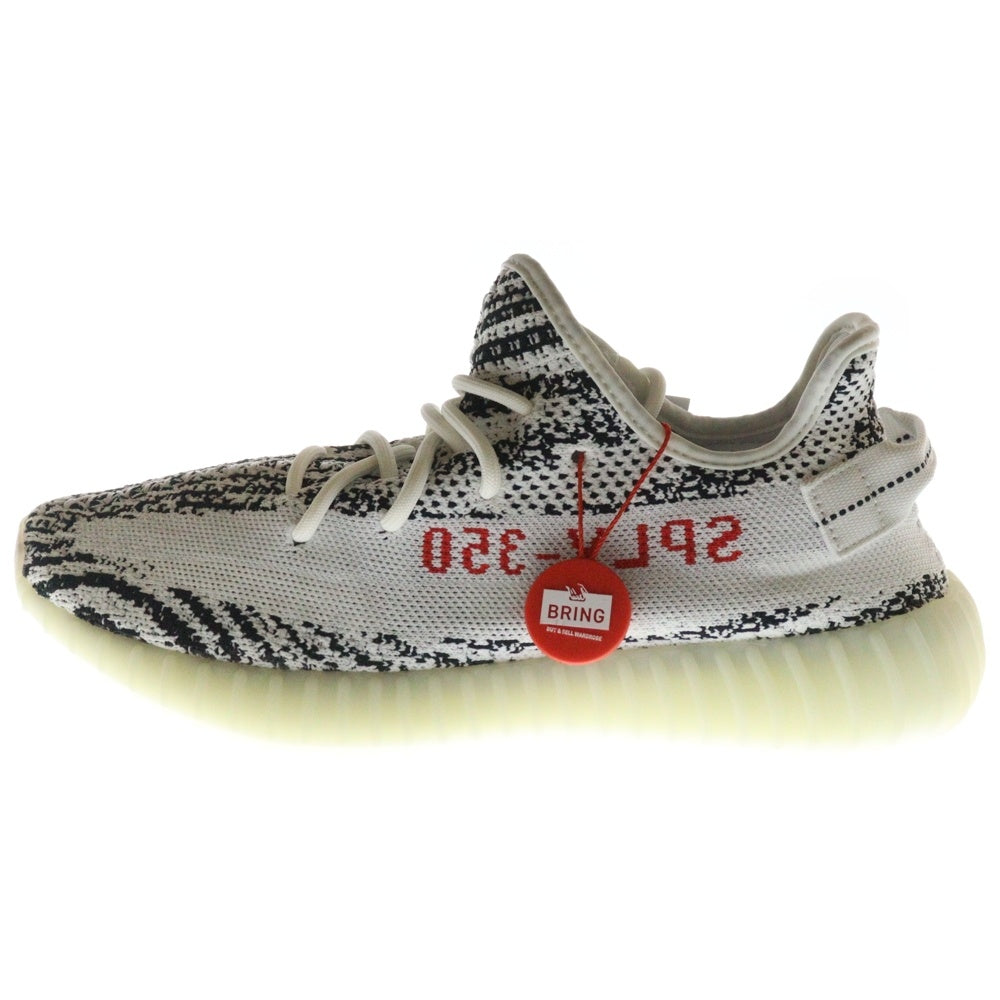 adidas(アディダス) YEEZY BOOST 350 V2 ZEBRA イージーブースト ゼブラ ローカットスニーカー ホワイト/ブラック US9.5/27.5cm CP9654