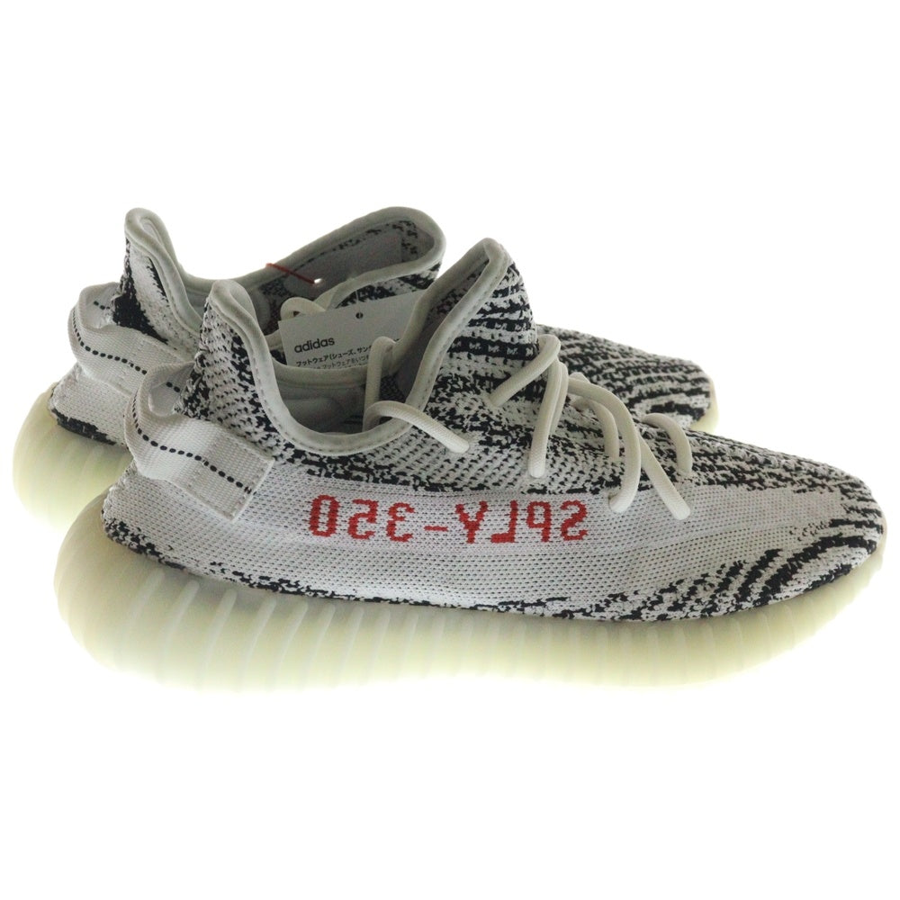 adidas(アディダス) YEEZY BOOST 350 V2 ZEBRA イージーブースト ゼブラ ローカットスニーカー ホワイト/ブラック US9.5/27.5cm CP9654