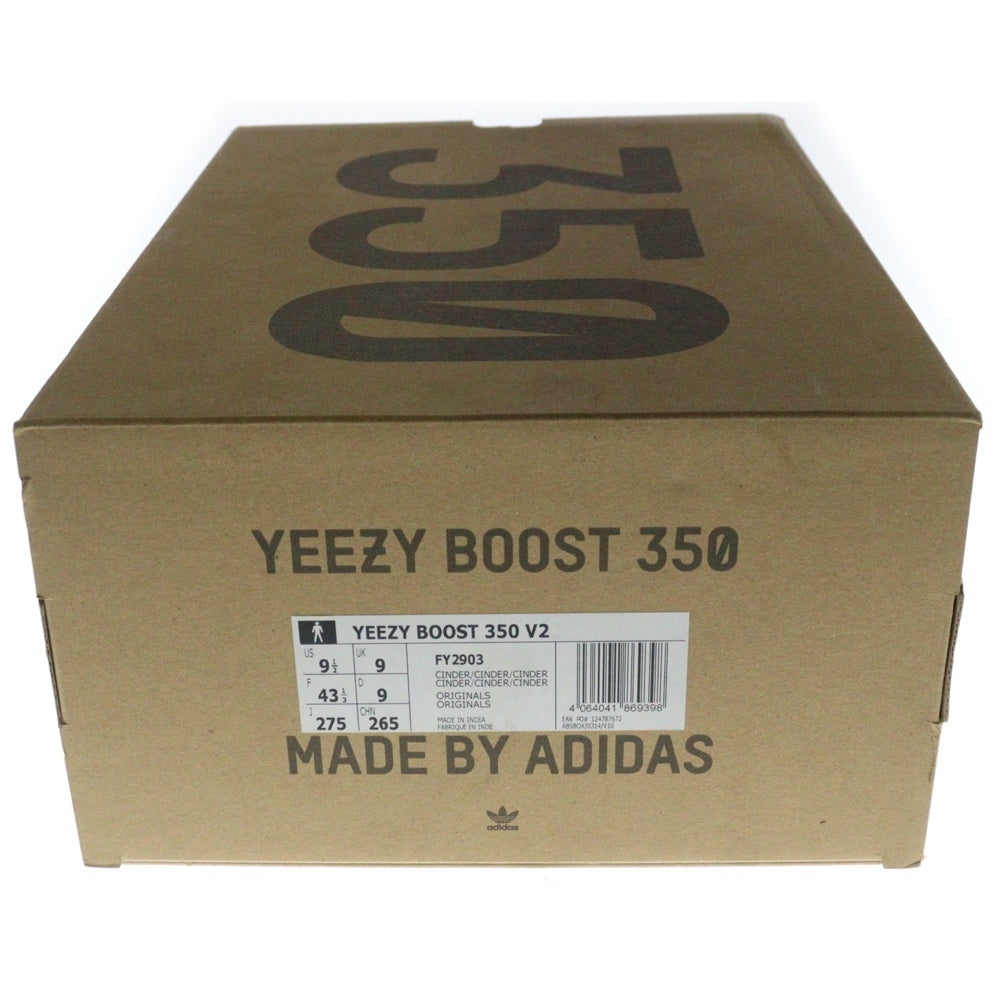 adidas(アディダス) YEEZY BOOST 350 V2 CINDER イージーブースト シンダー ローカットスニーカー ブラック US9.5/27.5cm FY2903