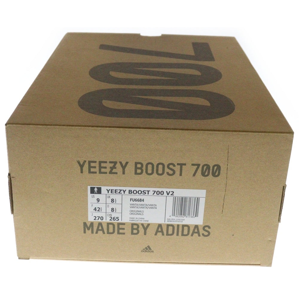 adidas(アディダス) YEEZY BOOST 700 V2 Vanta イージー ブースト バンタ ローカットスニーカー ブラック US9/27cm FU6684