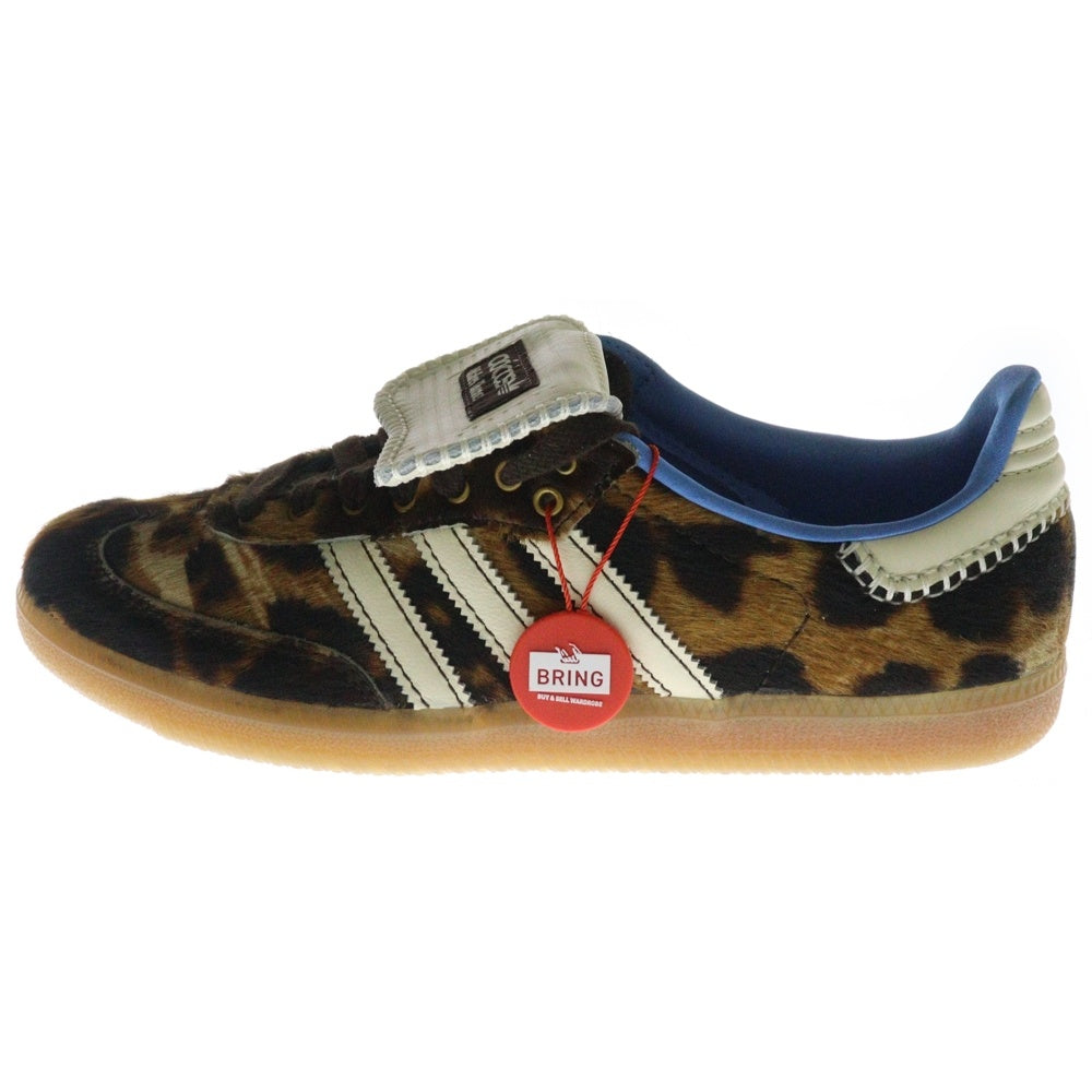 adidas(アディダス) ×WALES BONNER SAMBA PONY LEO LOW Leopard ウェールズボナー サンバ ポニー レオ レオパード ローカットスニーカー ブラウン/ベージュ US9/27cm IE0578