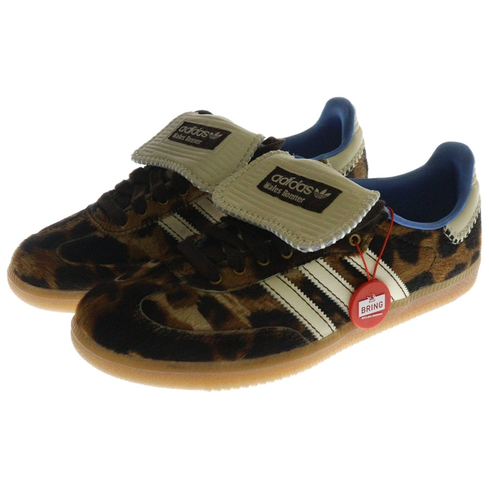 adidas(アディダス) ×WALES BONNER SAMBA PONY LEO LOW Leopard ウェールズボナー サンバ ポニー レオ レオパード ローカットスニーカー ブラウン/ベージュ US9/27cm IE0578