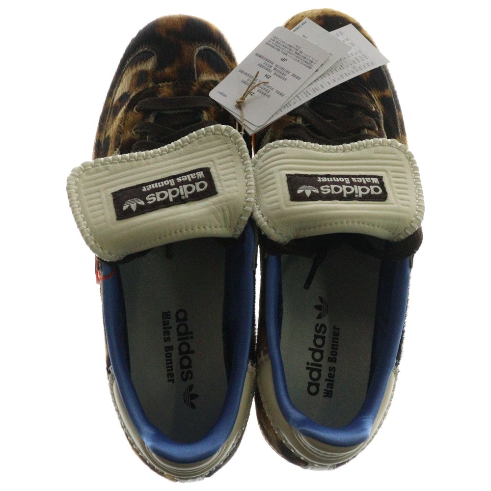 adidas(アディダス) ×WALES BONNER SAMBA PONY LEO LOW Leopard ウェールズボナー サンバ ポニー レオ レオパード ローカットスニーカー ブラウン/ベージュ US9/27cm IE0578
