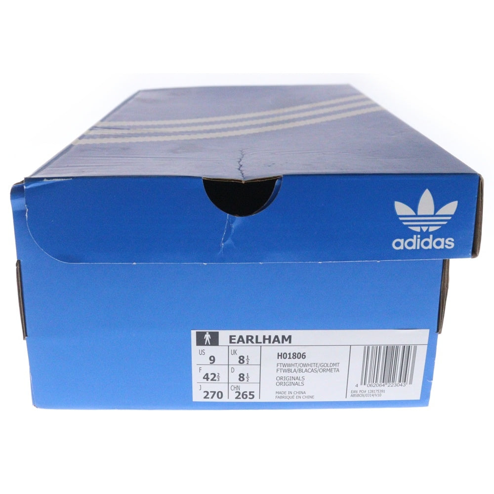 adidas(アディダス) EARLHAM アーラム ローカットスニーカー ホワイト/ゴールド US9/27cm H01806