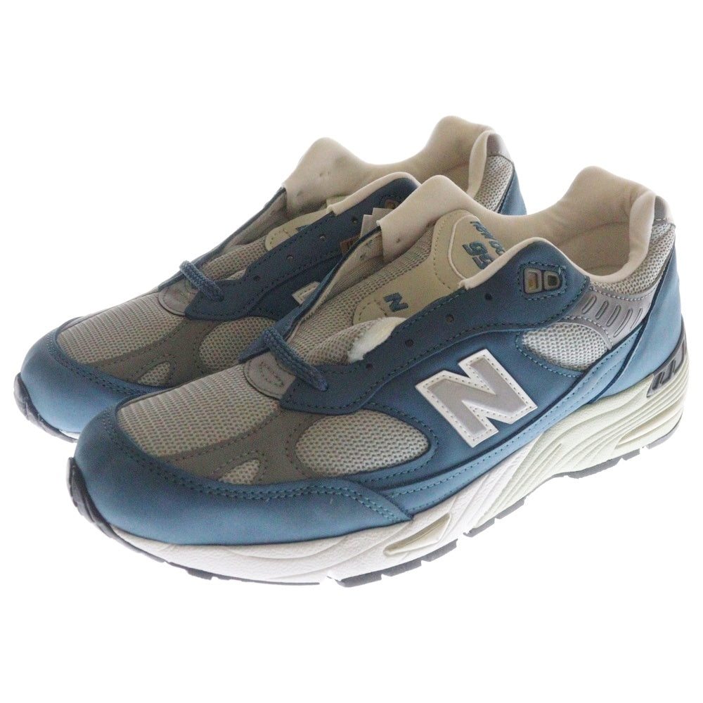 New Balance(ニューバランス) M991BSG UK製 スエード ローカットスニーカー ブルー/グレー US9.5/27.5cm