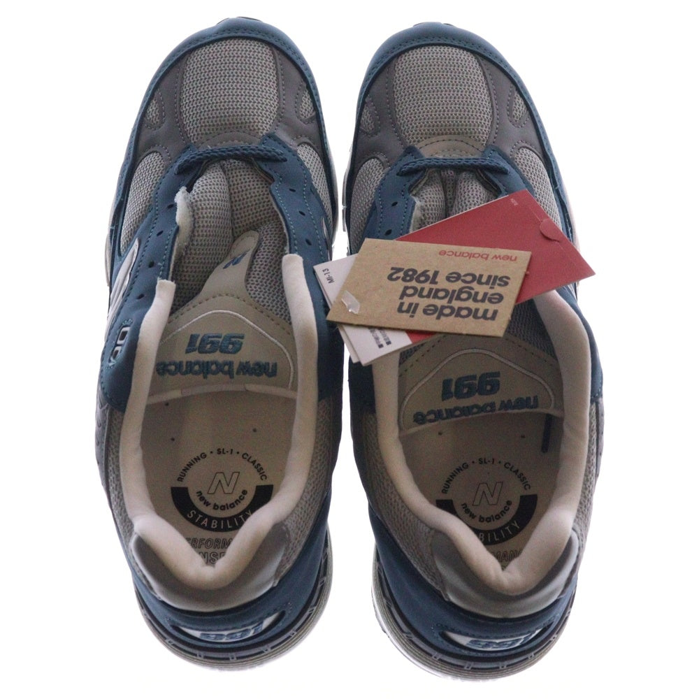 New Balance(ニューバランス) M991BSG UK製 スエード ローカットスニーカー ブルー/グレー US9.5/27.5cm