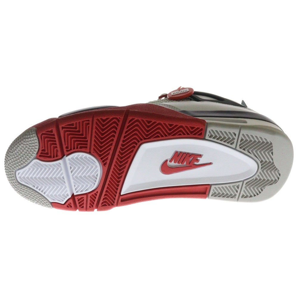 NIKE(ナイキ) AIR JORDAN 4 RETRO FIRE RED エアジョーダン 4 レトロ ファイヤーレッド ハイカットスニーカー ホワイト/レッド US9/27cm DC7770-160