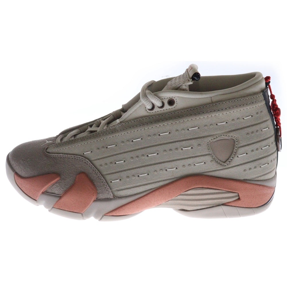 NIKE(ナイキ) ×CLOT AIR JORDAN 14 LOW Terracotta クロット エアジョーダン 14 レトロ テラコッタ ローカットスニーカー ブラウン US9/27cm DC9857-200