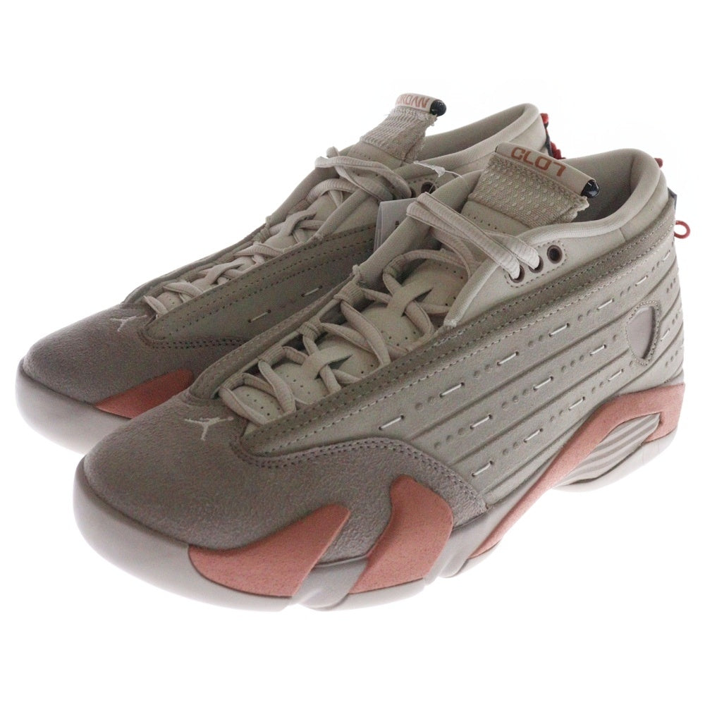 NIKE(ナイキ) ×CLOT AIR JORDAN 14 LOW Terracotta クロット エアジョーダン 14 レトロ テラコッタ ローカットスニーカー ブラウン US9/27cm DC9857-200