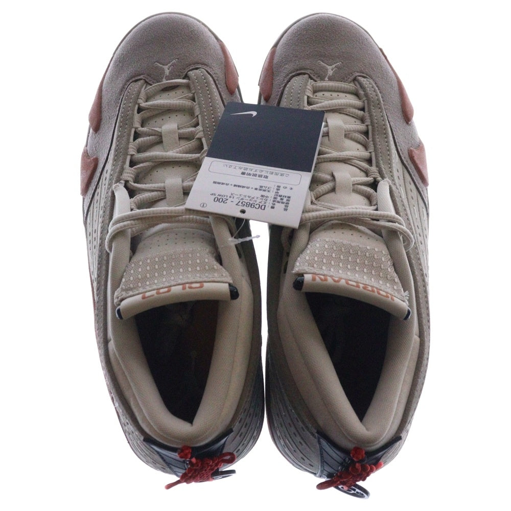 NIKE(ナイキ) ×CLOT AIR JORDAN 14 LOW Terracotta クロット エアジョーダン 14 レトロ テラコッタ ローカットスニーカー ブラウン US9/27cm DC9857-200
