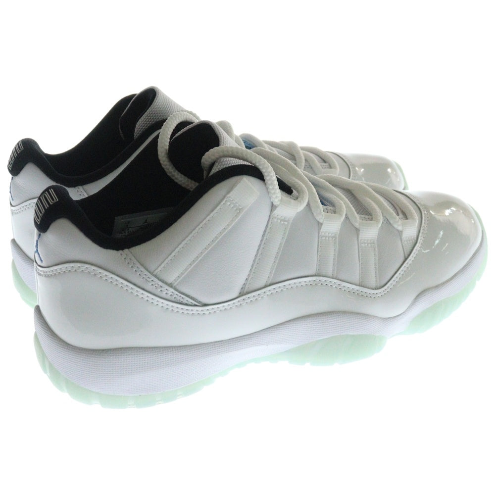 NIKE(ナイキ) AIR JORDAN 11 RETRO LOW LEGEND BLUE エアジョーダン11 レトロ レジェンドブルー ローカットスニーカー ホワイト/ブルー US9/27cm AV2187-117