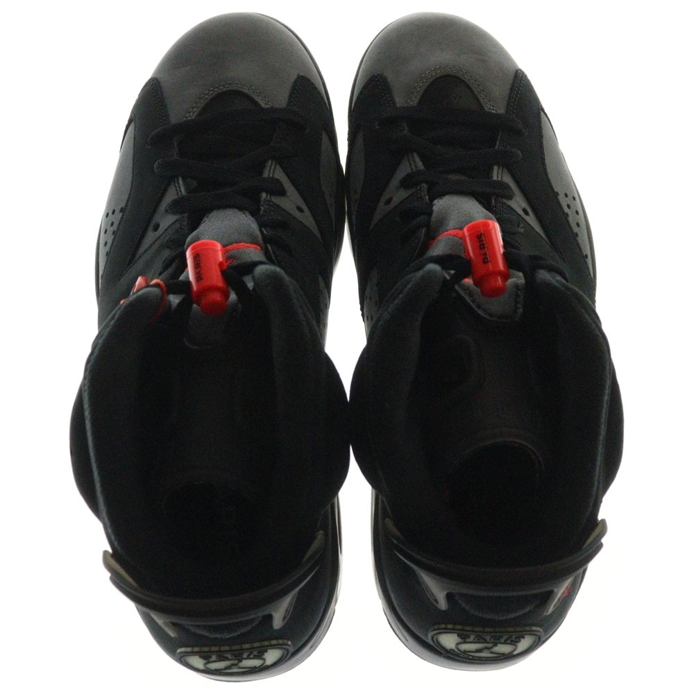 NIKE(ナイキ) AIR JORDAN 6 RETRO PSG エアジョーダン 6 レトロ パリサンジェルマン ハイカットスニーカー ブラック/グレー US9/27cm CK1229-001