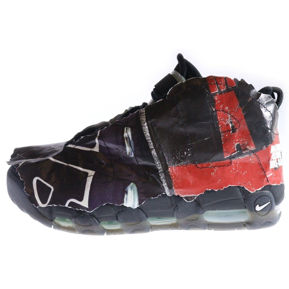 NIKE(ナイキ) AIR MORE UPTEMPO 96 Made You Look エア モア アップテンポ 96 メイドユールック ハイカットスニーカー ブラック US9/27cm DJ4633-010