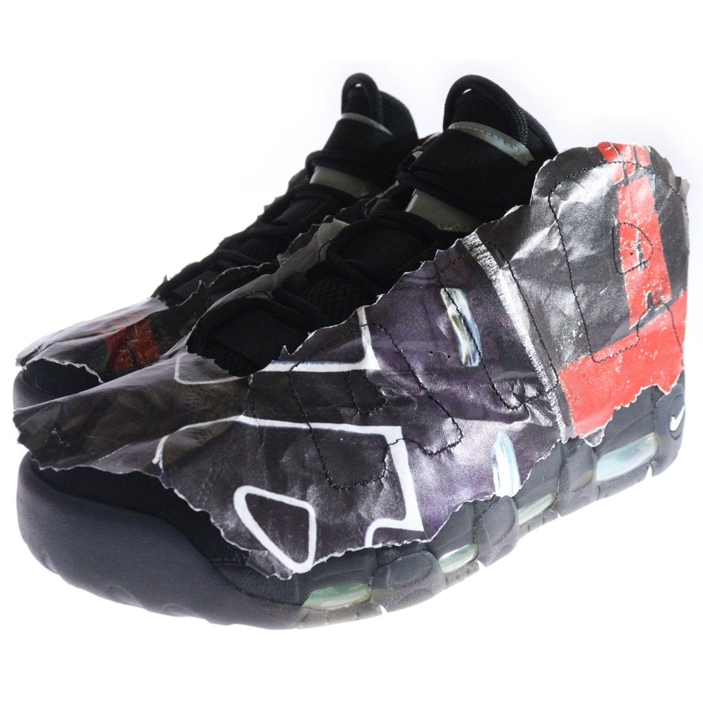 NIKE(ナイキ) AIR MORE UPTEMPO 96 Made You Look エア モア アップテンポ 96 メイドユールック ハイカットスニーカー ブラック US9/27cm DJ4633-010