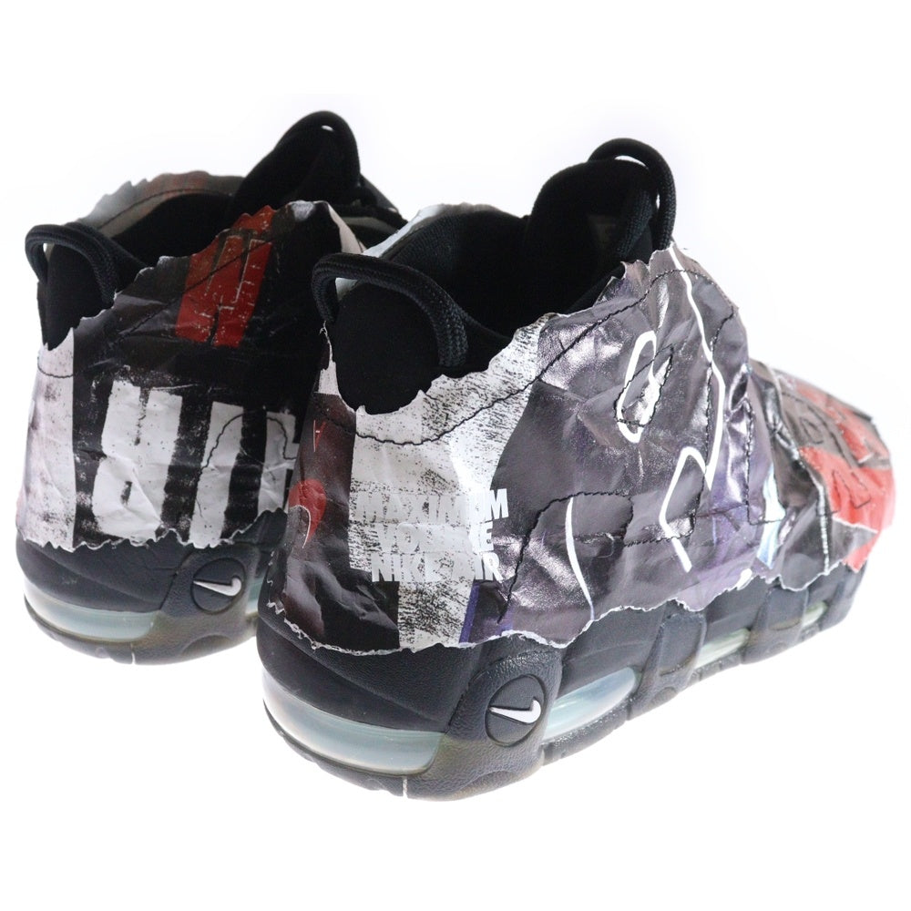 NIKE(ナイキ) AIR MORE UPTEMPO 96 Made You Look エア モア アップテンポ 96 メイドユールック ハイカットスニーカー ブラック US9/27cm DJ4633-010
