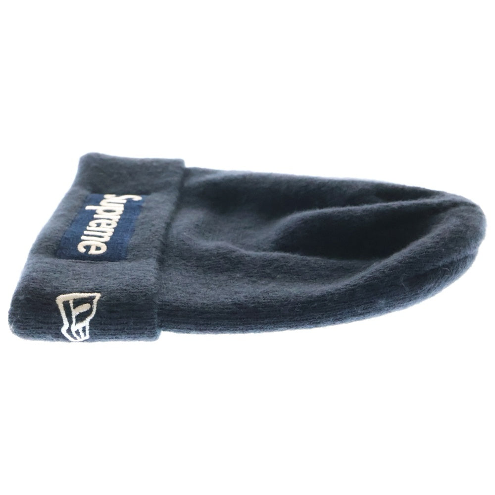 SUPREME(シュプリーム) 16AW ×New Era Box Logo Beanie ニューエラ ボックスロゴビーニー ニットキャップ 帽子 ネイビー