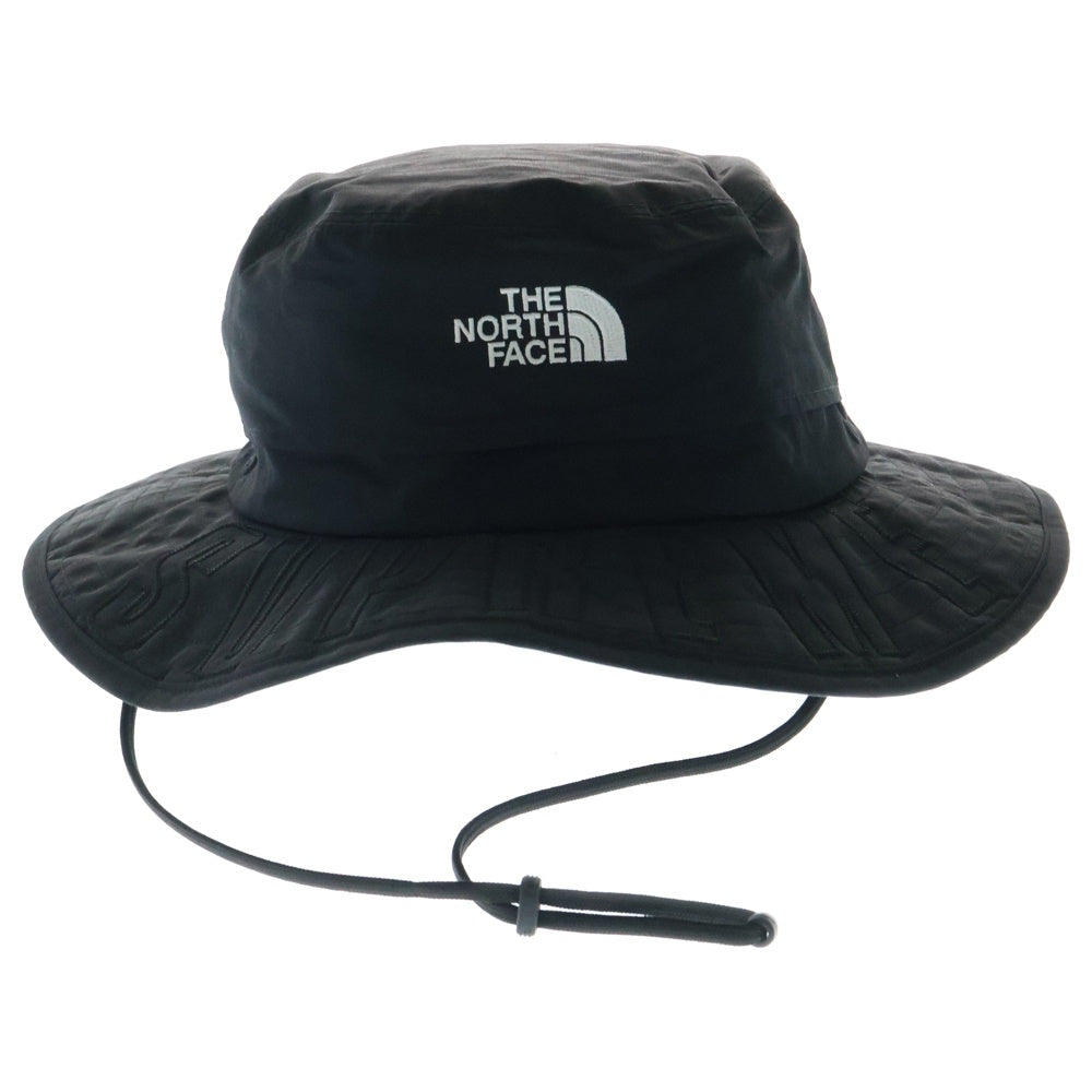 SUPREME(シュプリーム) 19SS ×THE NORTH FACE Arc Logo Horizon Breeze Hat ザノースフェイス アーチロゴホライズン ブリーズハット キャップ 帽子 ブラック NF0A4AUY