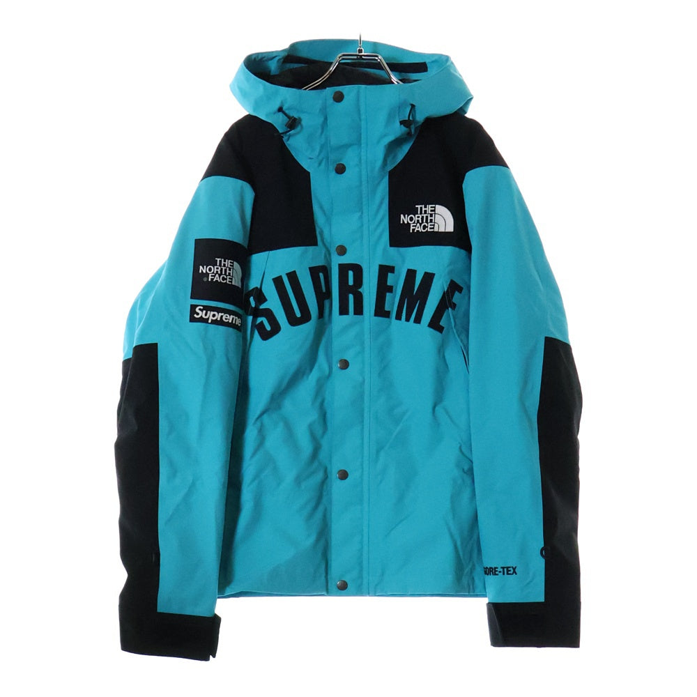 SUPREME(シュプリーム) 19SS ×THE NORTH FACE Arc Logo Mountain Parka ザノースフェイス アーチロゴ マウンテンパーカー ジップアップジャケット ブルー/ブラック NP11901I