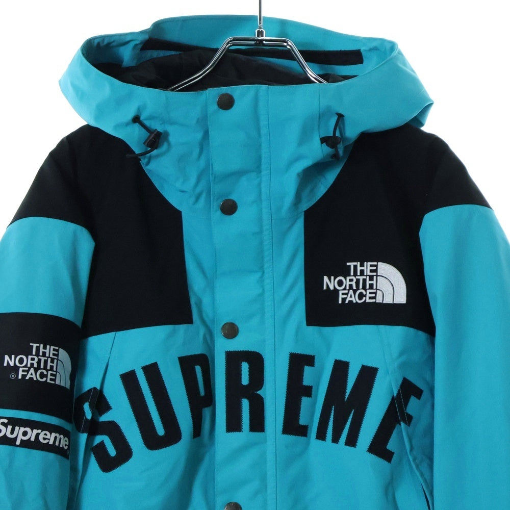 SUPREME(シュプリーム) 19SS ×THE NORTH FACE Arc Logo Mountain Parka ザノースフェイス アーチロゴ マウンテンパーカー ジップアップジャケット ブルー/ブラック NP11901I