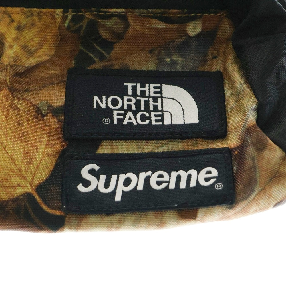 SUPREME(シュプリーム) 16AW ×THE NORTH FACE Roo II Lumbar Pack Leaves ザノースフェイス ルゥー2 ランバーパック 枯葉柄 ウエストバッグ ボディバッグ ブラウン NF00ASUA