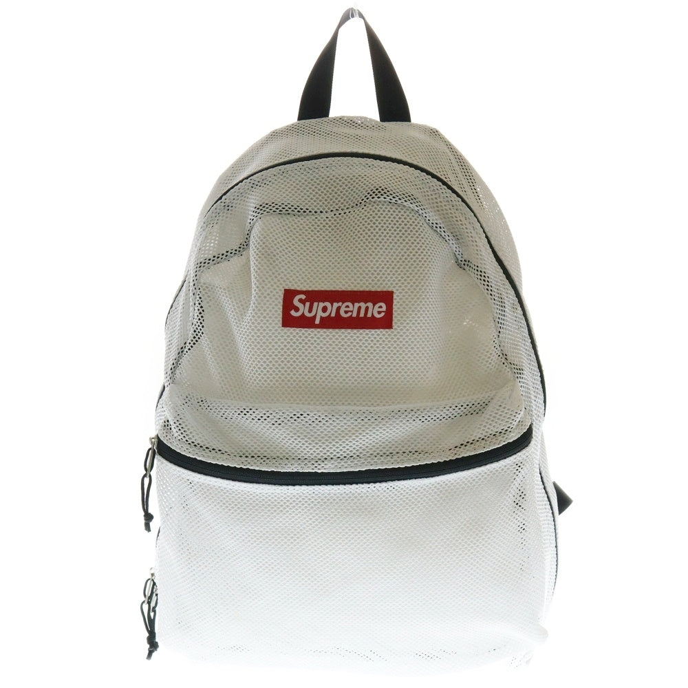 SUPREME(シュプリーム) 16SS Mesh Backpack メッシュ バックパック リュックサック ホワイト