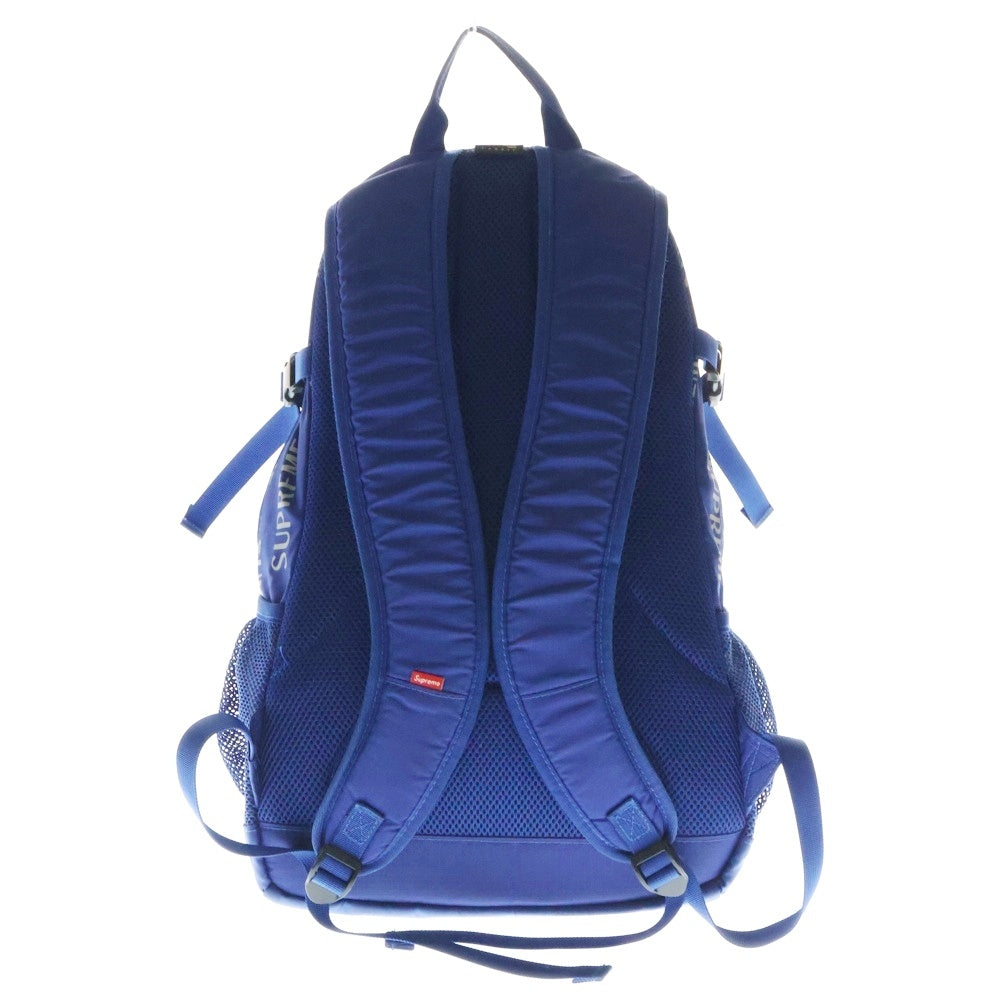 SUPREME(シュプリーム) 16AW 3M Reflective Repeat Backpack 3Mリフレクティブリピートロゴ バックパック リュックサック ブルー