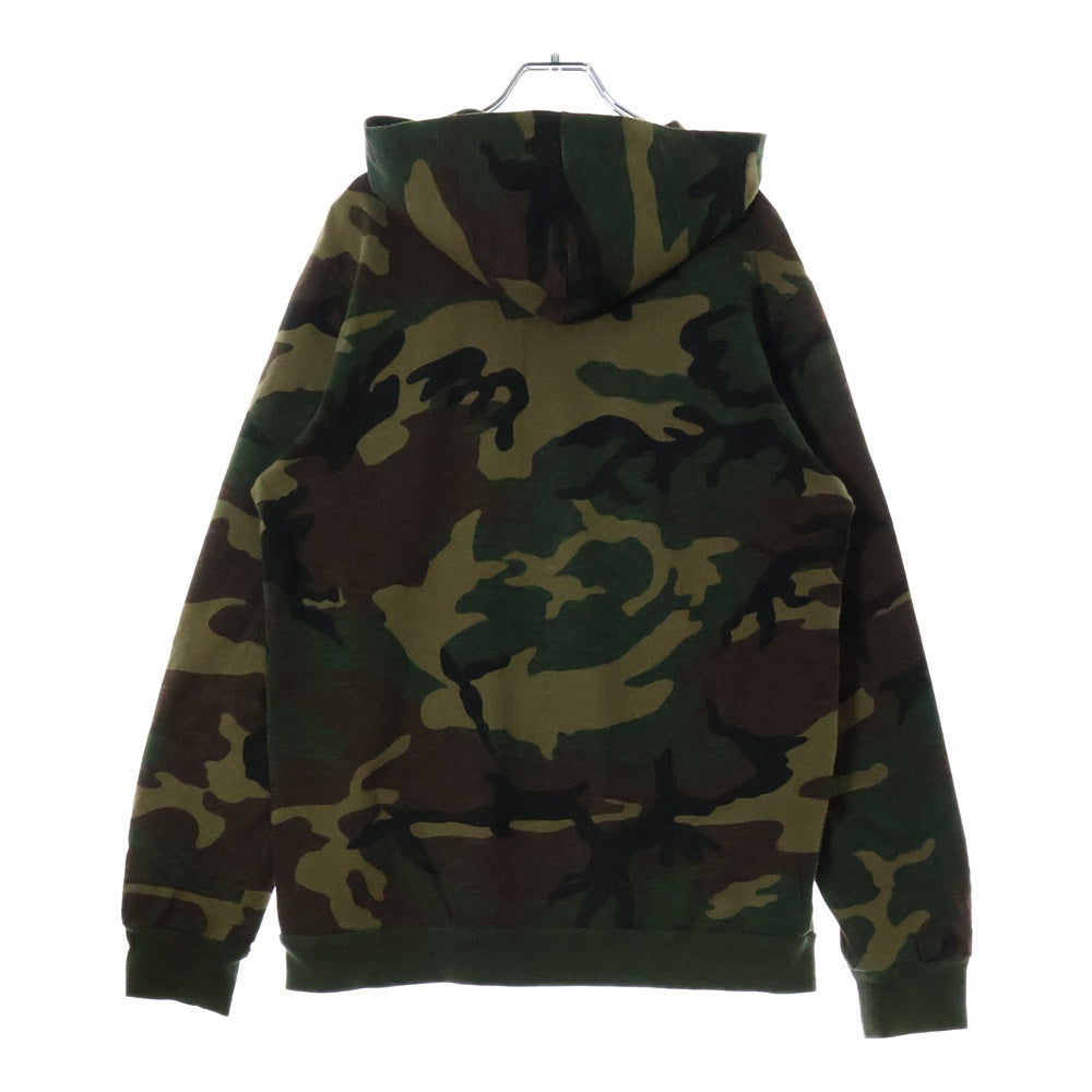 SUPREME(シュプリーム) 14SS Athletic Hooded L/S Tee アスレティックフーディー プルオーバーパーカー ウッドランドカモ グリーン