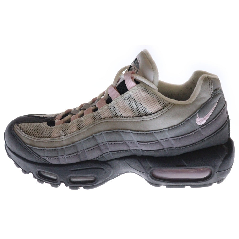 NIKE(ナイキ) AIR MAX 95 GUNSMOKE PINK FOAM エアマックス ガンスモーク ピンク フォーム ローカットスニーカー ホワイト/グレー/ピンク US7.5/25.5cm CJ0588-001