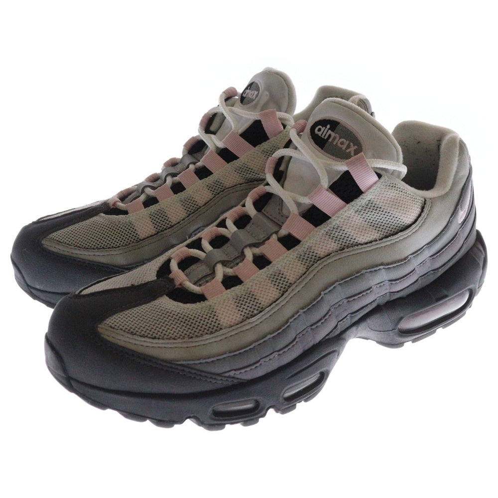 NIKE(ナイキ) AIR MAX 95 GUNSMOKE PINK FOAM エアマックス ガンスモーク ピンク フォーム ローカットスニーカー ホワイト/グレー/ピンク US7.5/25.5cm CJ0588-001