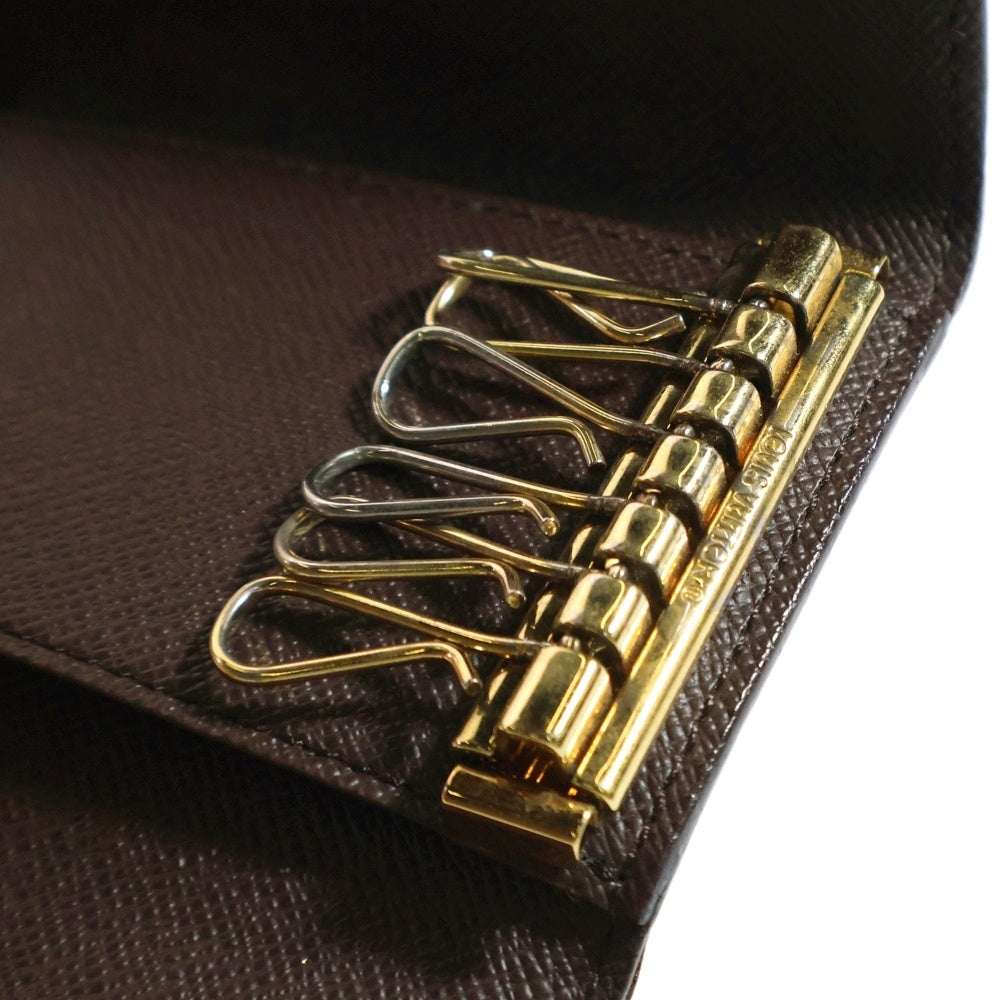 LOUIS VUITTON(ルイヴィトン) ダミエ ミュルティクレ6 6連 キーケース 財布 キーリング ブラウン N62630 RFID