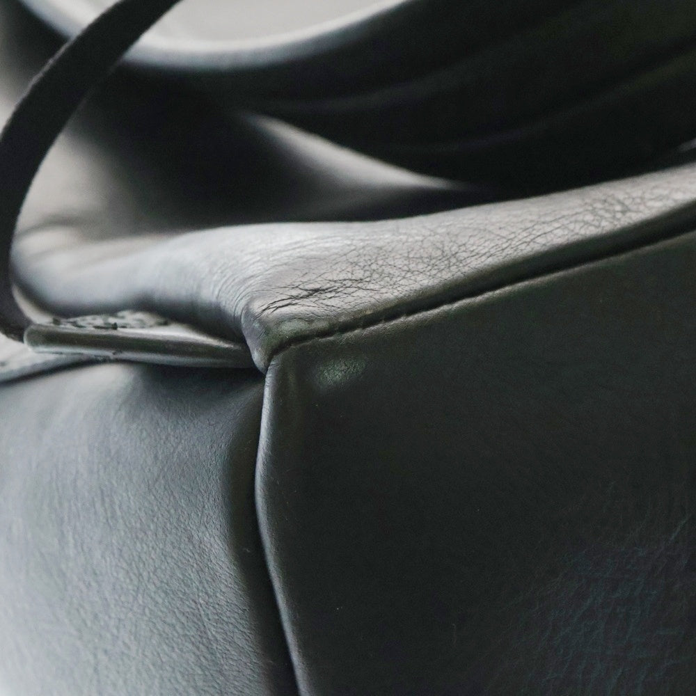 BALENCIAGA(バレンシアガ) EVERYDAY BACKPACK エブリデイ バックパック レザー フロントロゴデザイン リュックサック ブラック 552374