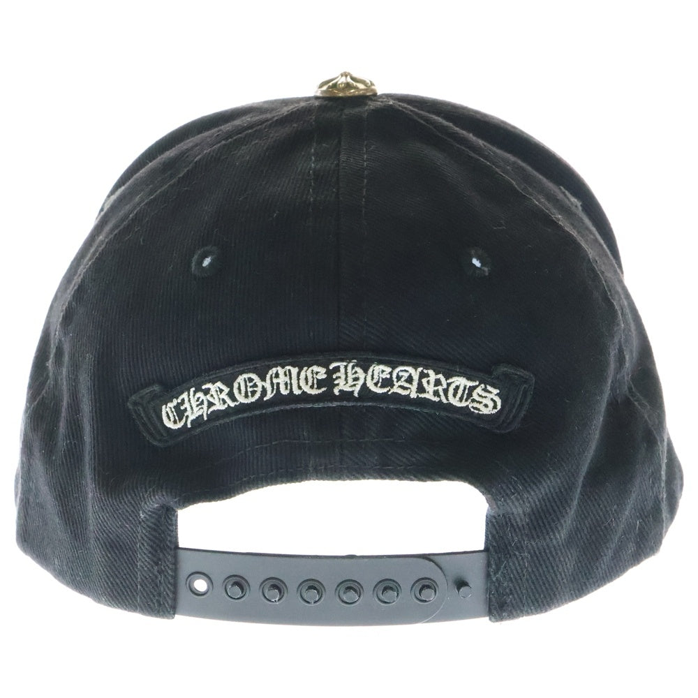 CHROME HEARTS(クロムハーツ) TRUCKER CAP RS3刺繍 クロスボール トラッカーキャップ 帽子 ブラック