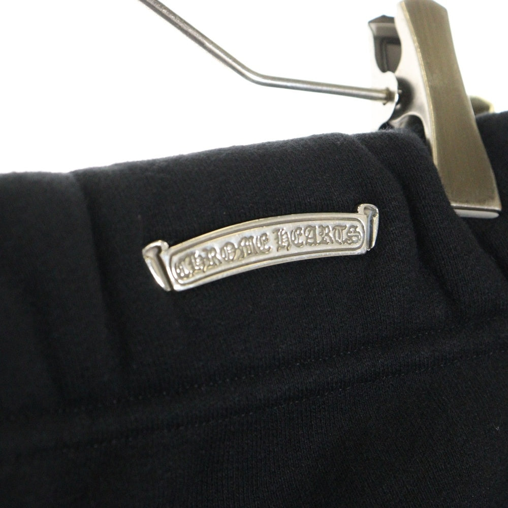 CHROME HEARTS(クロムハーツ) GRP Y NOT SWEAT PANTS ワイノット ロゴアップリケ バックスクロールラベル スウェットパンツ ブラック