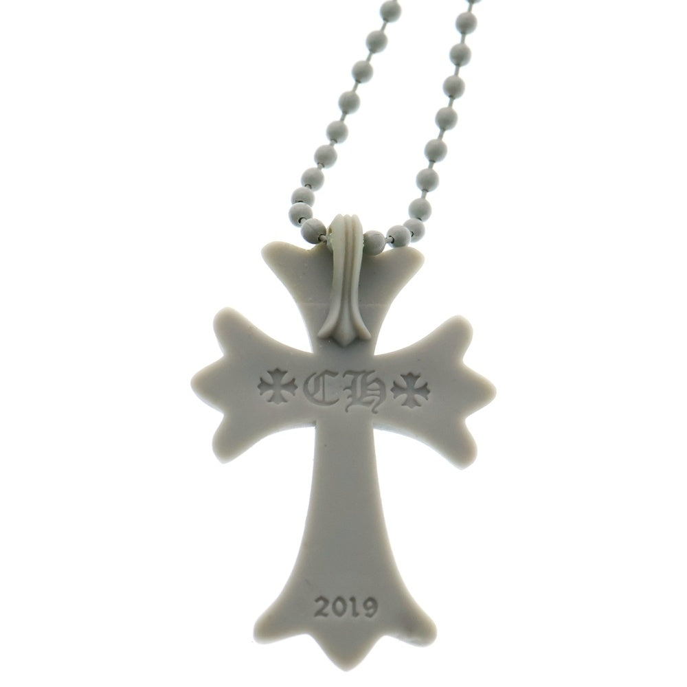 CHROME HEARTS(クロムハーツ) RUBBER CH CRS SML スモールCHクロス ラバーネックレス シリコン グレー BCA306