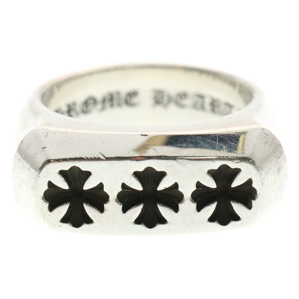 CHROME HEARTS(クロムハーツ) LIL PJ 3CH PLS リルPJ 3CHプラス リング シルバー