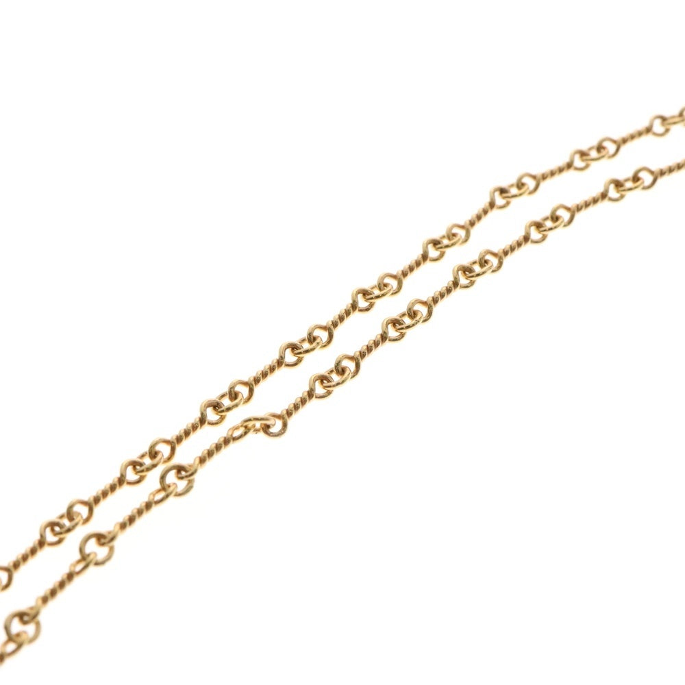 CHROME HEARTS(クロムハーツ) 22K NECKCHAIN T18 ツイストチェーンネックレス 18inch ゴールド BCA014