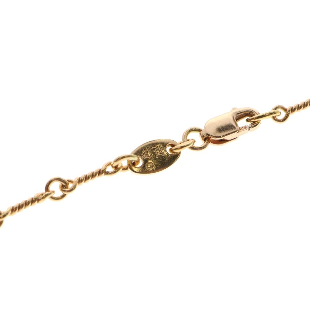 CHROME HEARTS(クロムハーツ) 22K NECKCHAIN T18 ツイストチェーンネックレス 18inch ゴールド BCA014