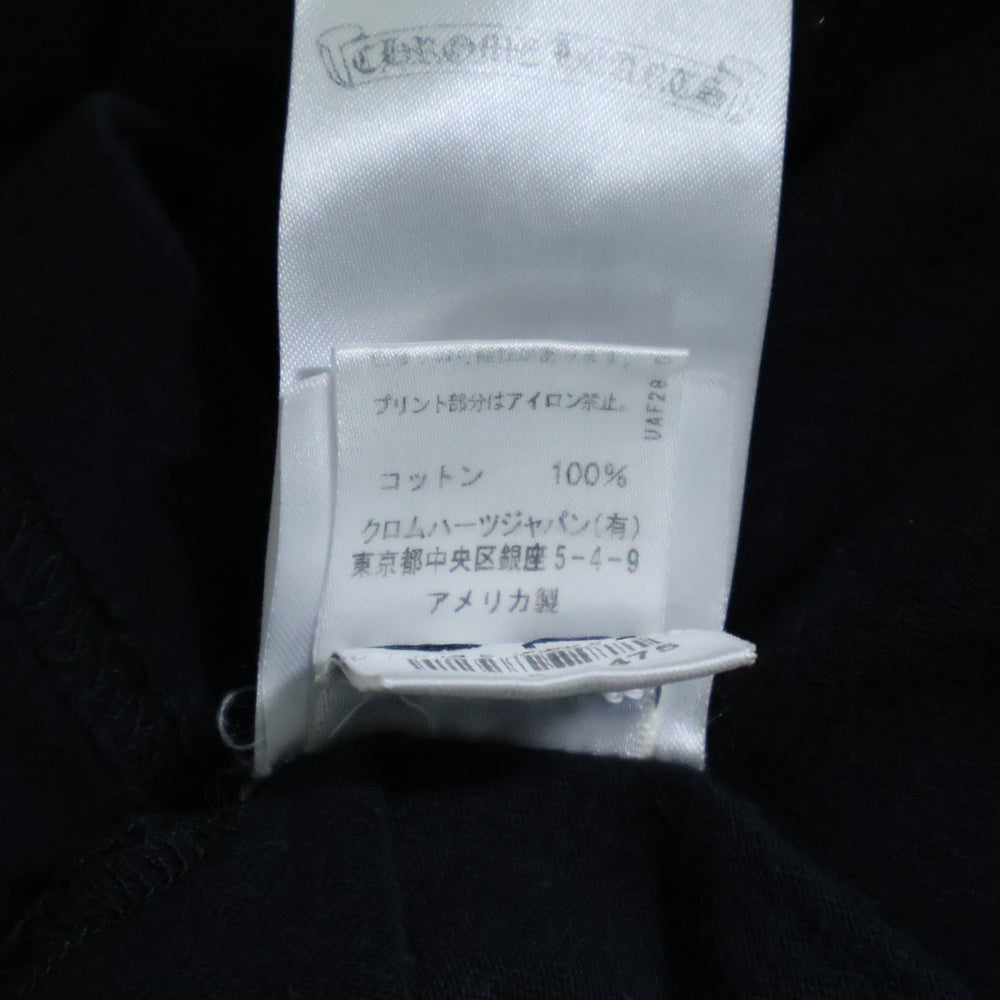 CHROME HEARTS(クロムハーツ) CH Plus Arm Logo L/S Tee CHプラスアーム プリント ロングスリーブ 長袖Tシャツ カットソー ブラック