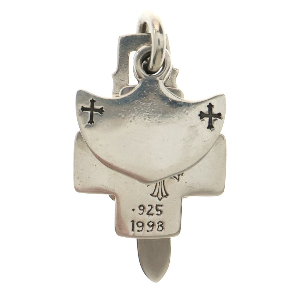 CHROME HEARTS(クロムハーツ) 3TRINKETS P DIA 3トリンケッツ ペンダントトップ パヴェダイヤ シルバー