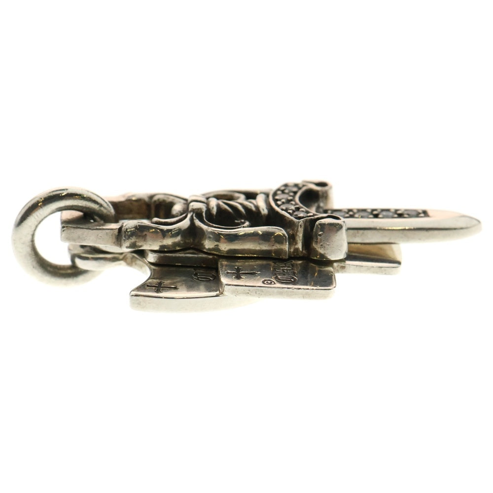 CHROME HEARTS(クロムハーツ) 3TRINKETS P DIA 3トリンケッツ ペンダントトップ パヴェダイヤ シルバー